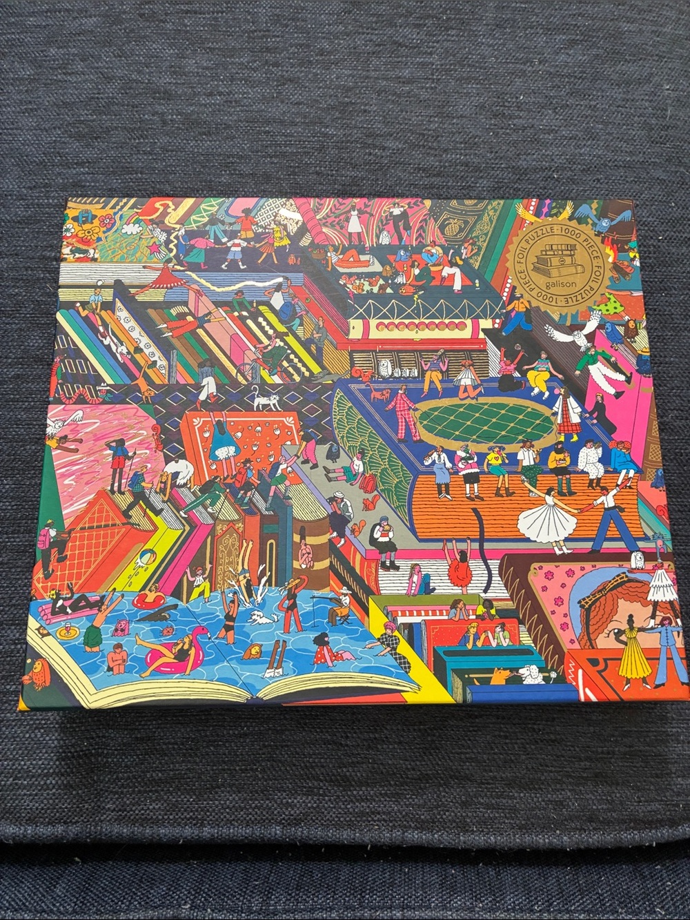 Galison Illustrated Storybook Jigsaw Puzzle - Multicolor